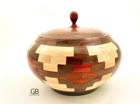 Hand turned wooden bowls